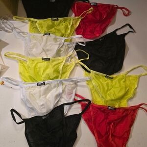 10 iKingsky Men's High-leg Opening Bikini Underwear Sexy Brazilian Back Mens